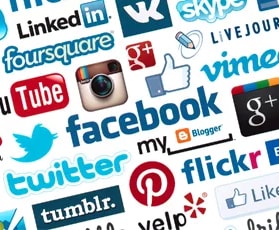 social media platform logos