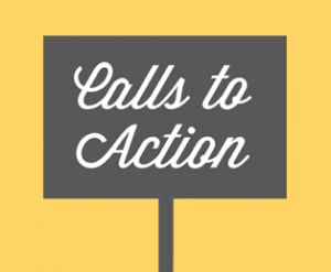 calls to action - get things done