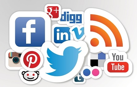 social media icons for all platforms