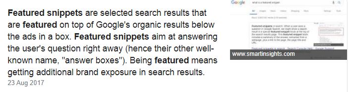 Google Snippet
