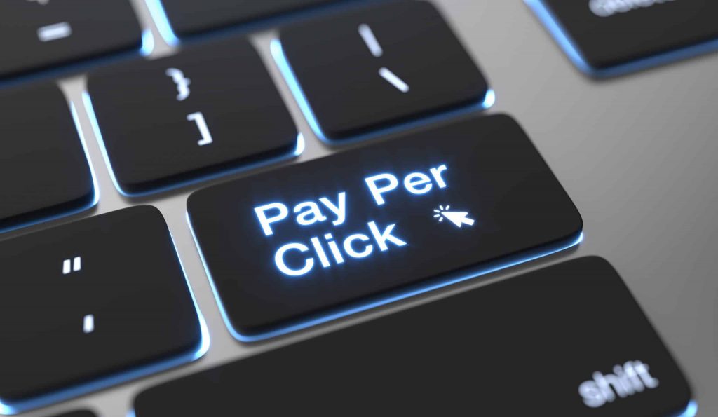 Google Ads Agency pay per click button
