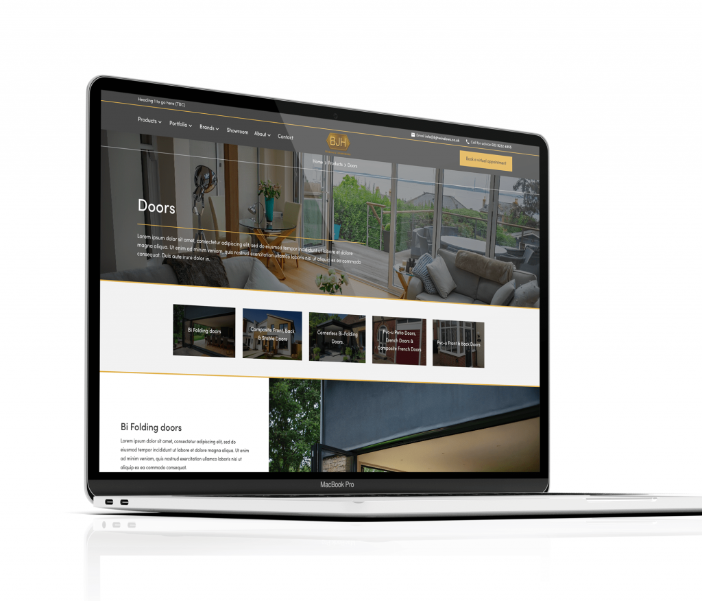 bjh windows and conservatories improve organic traffic with seo agency boxchilli