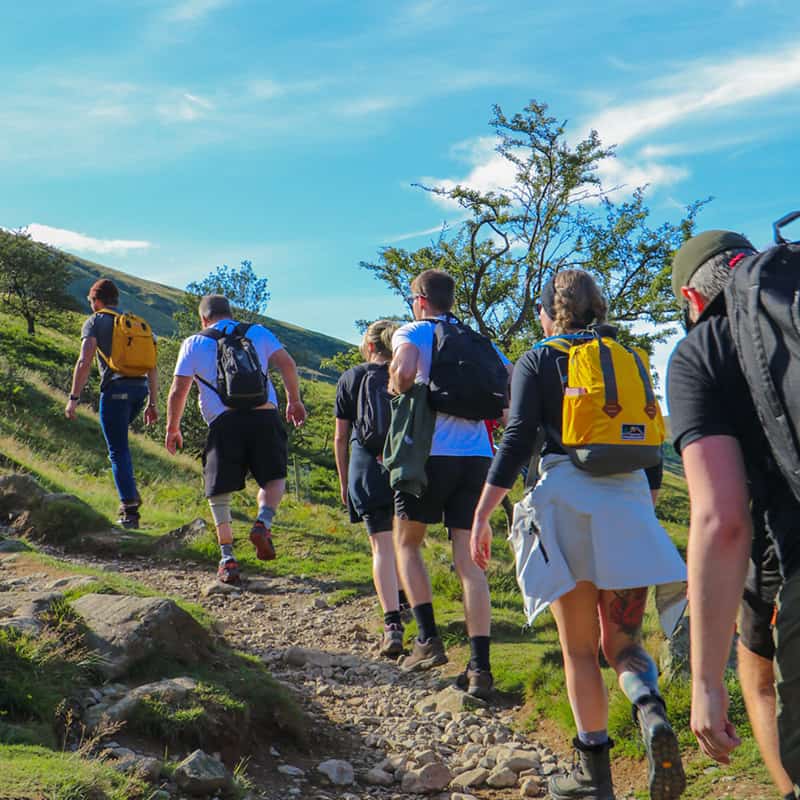 boxchilli team on the ascent of Scafell Pike