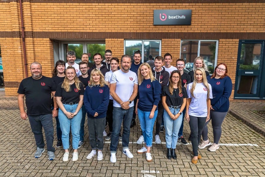 boxchilli team photo hampshire digital marketing agency