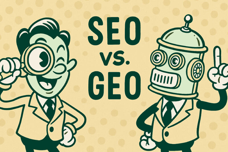 SEO vs. GEO graphic