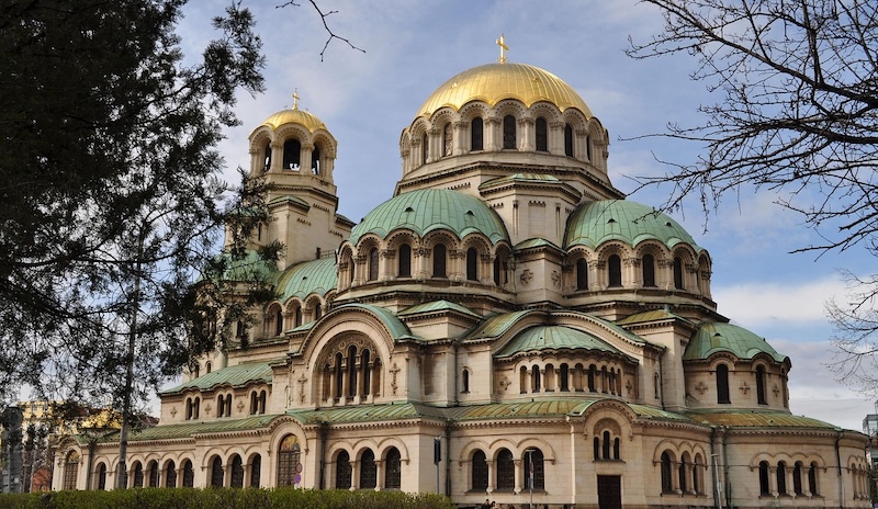 cathedral in sofia, bulgaria