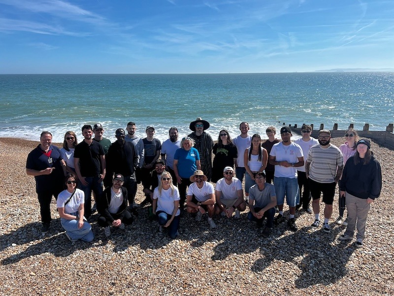 boxchilli team at eastoke beach
